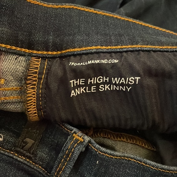 NWT 7 for All Mankind High Waist Skinny Jean - Picture 7 of 7